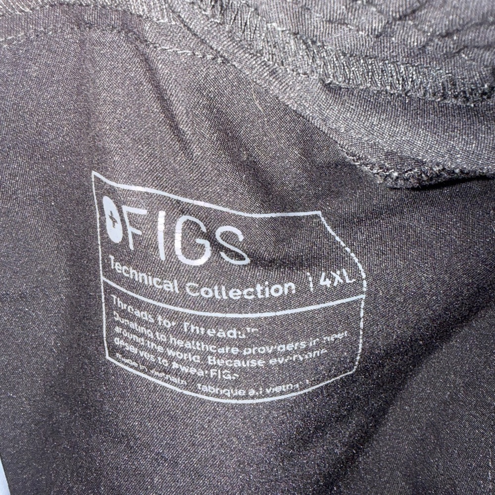 Figs Technical Collection Black scrub pants